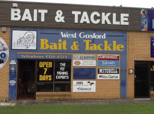 Fishing Tackle West Gosford NSW Suburb Australia
