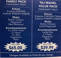 Taj Mahal Indian Restaurant - Suburb Australia
