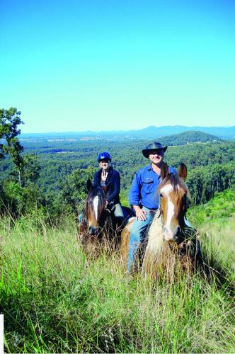 Horse Riding Suburb Australia