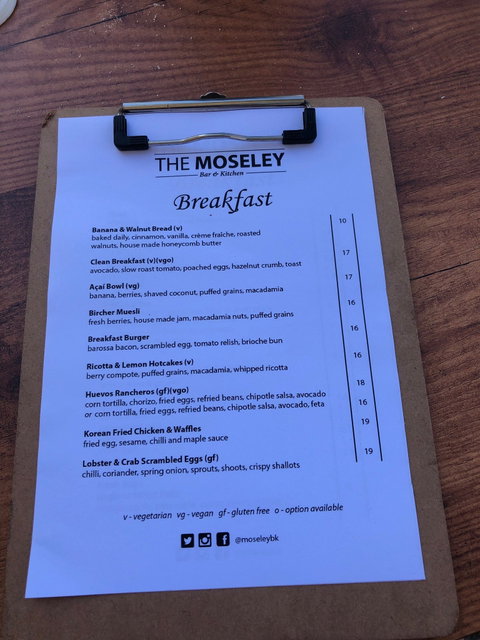 The Moseley Bar & Kitchen - Suburb Australia 1