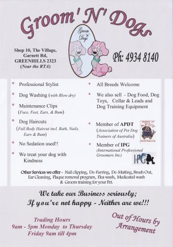 Groom ’N’ Dogs - Suburb Australia 0