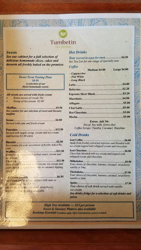 Tumbetin Tea Rooms - Suburb Australia 5