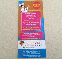 Indian chef restaurant  Take away - Suburb Australia