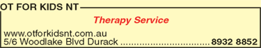 OT For Kids NT - Suburb Australia 2