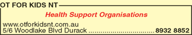 OT For Kids NT - Suburb Australia 4