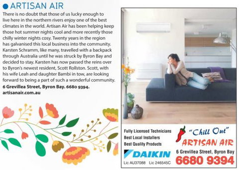 Artisan Air Conditioning & Refrigeration - Suburb Australia 3
