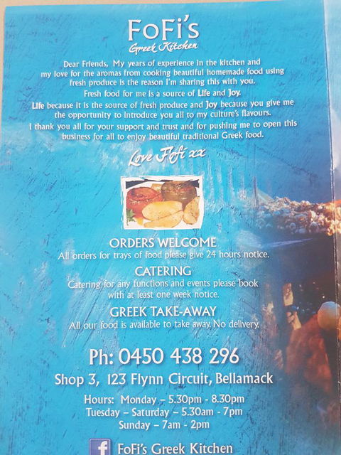 Fofi's Greek Kitchen - Suburb Australia 1