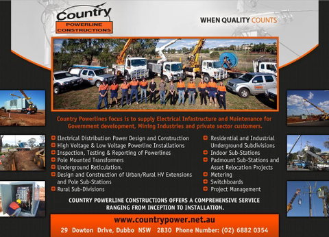 Country Powerline Constructions - Suburb Australia 3