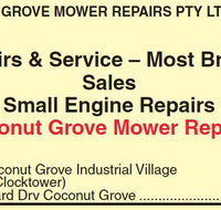 Coconut Grove Mower Repairs Pty Ltd - Suburb Australia